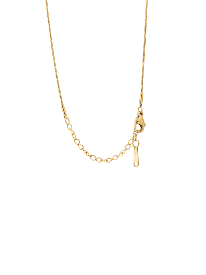 Collar Delgado Dije Contorno Corazon