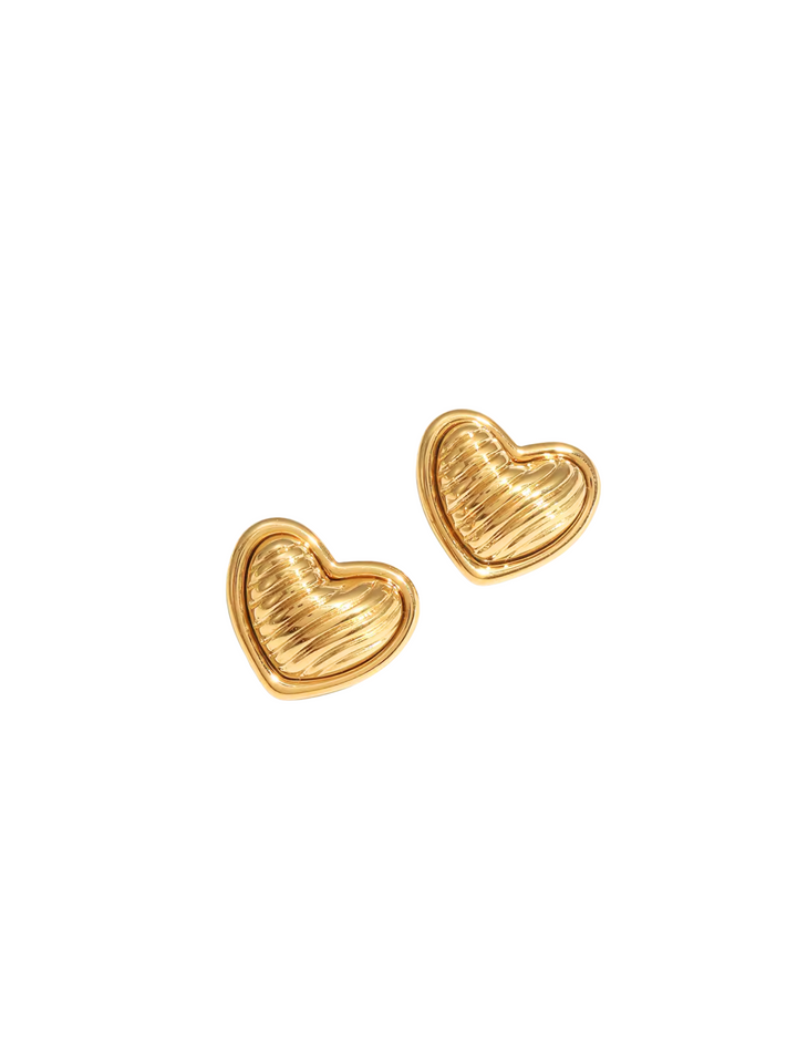 Par Arete Corazon Con Lineas