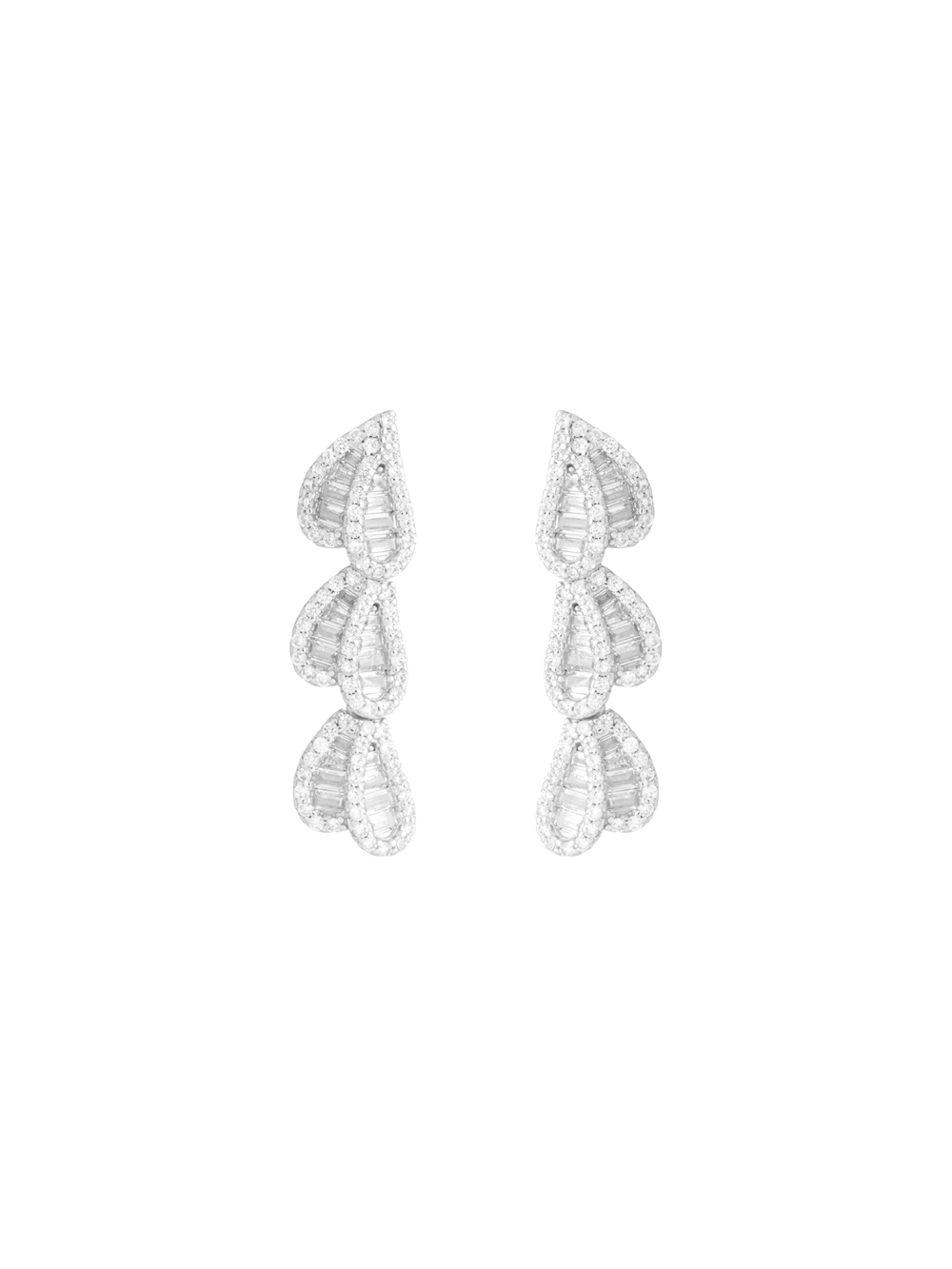 Par Arete Con Triple Gota