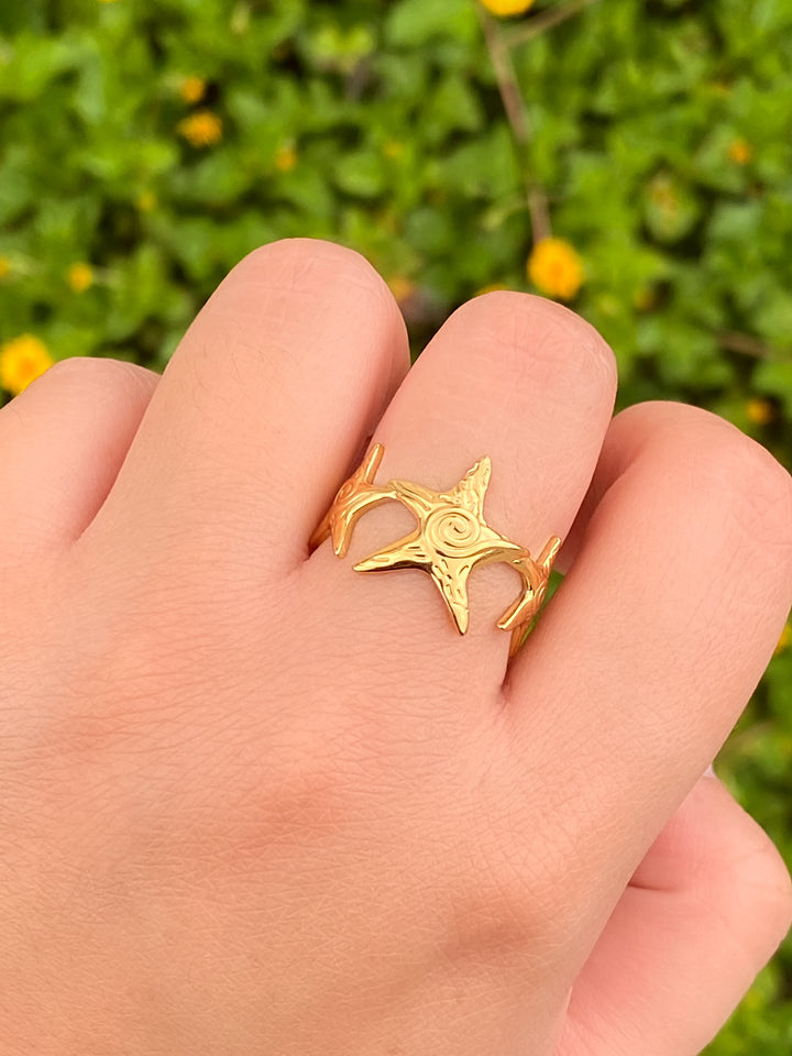 Anillo Estrella De Mar