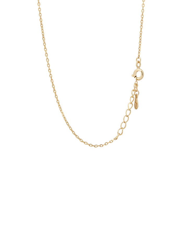 Collar Dorado Dije Birthstone Triangulo