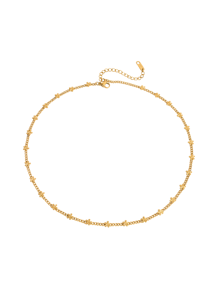 Collar Con Mini Flores