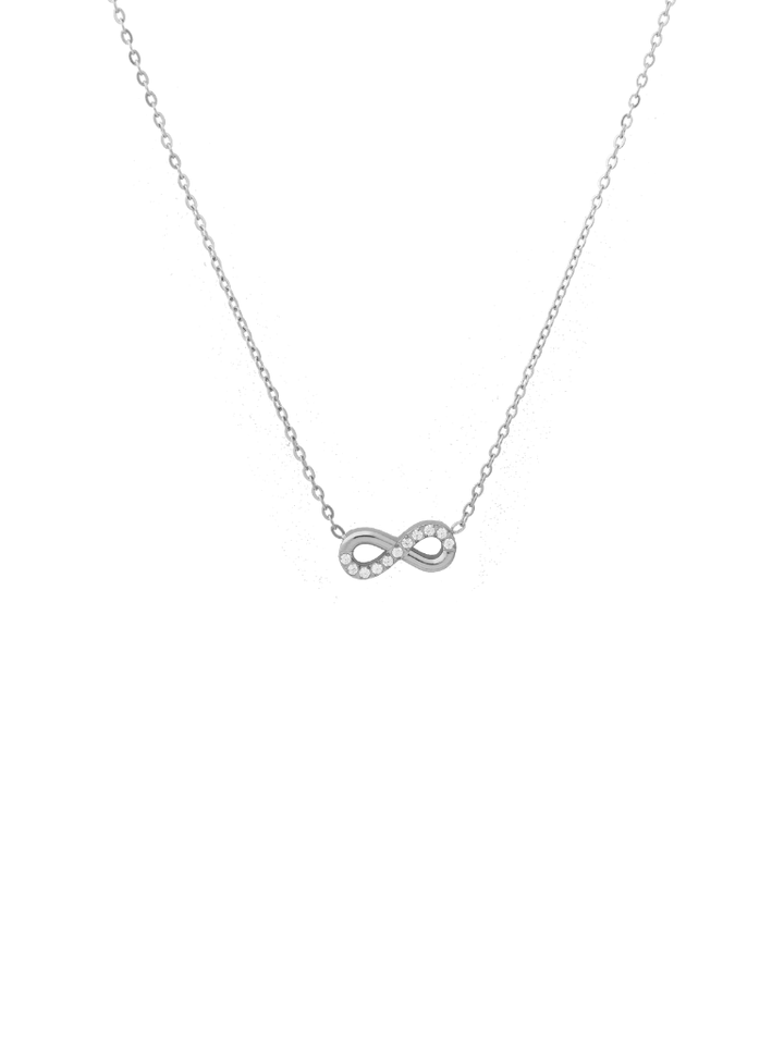 Collar Dije Infinito Con Zirconias
