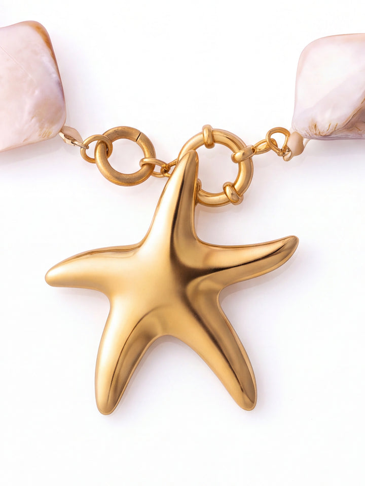 Choker Conchas Con Estrella De Mar