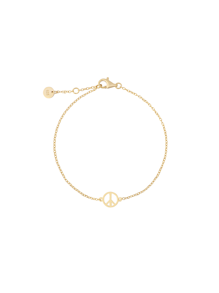 Pulsera Dije Peace And Love