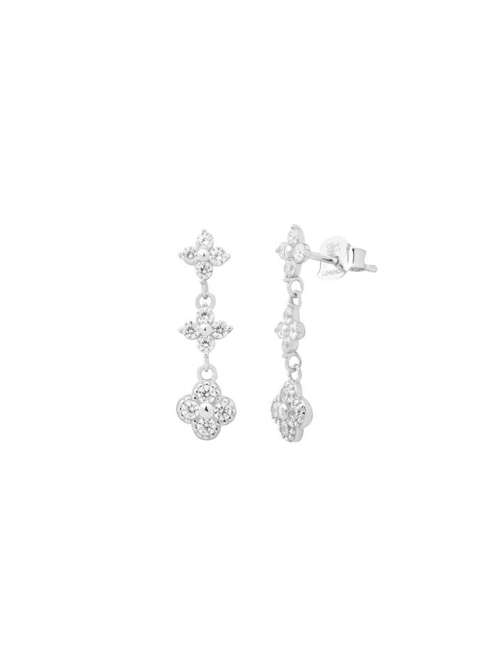 Par Arete 3 Treboles Colgantes