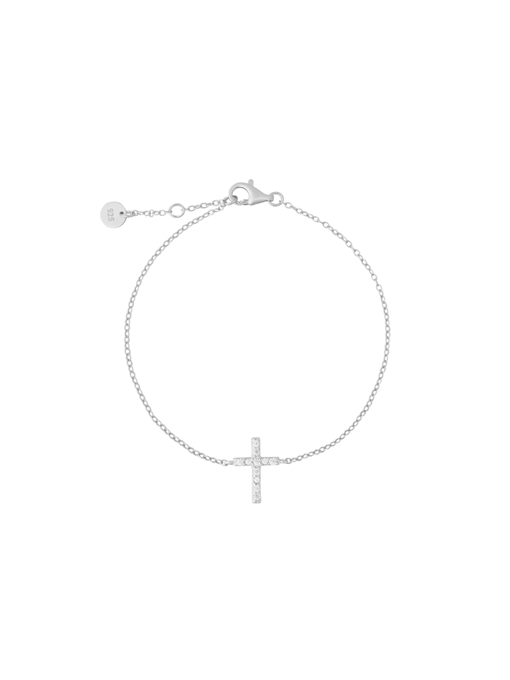 Pulsera Cruz Zirconias