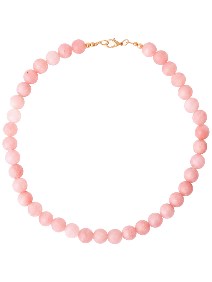 Choker Bolitas Piedra Natural 10 mm