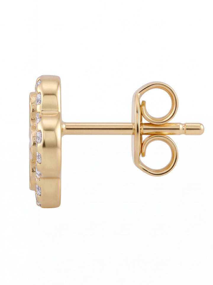 Par Arete Trebol Contorno Zirconias
