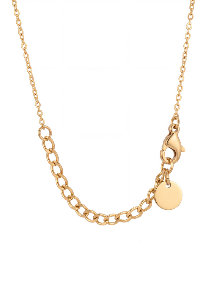 Collar Corbatin Con Mini Flores