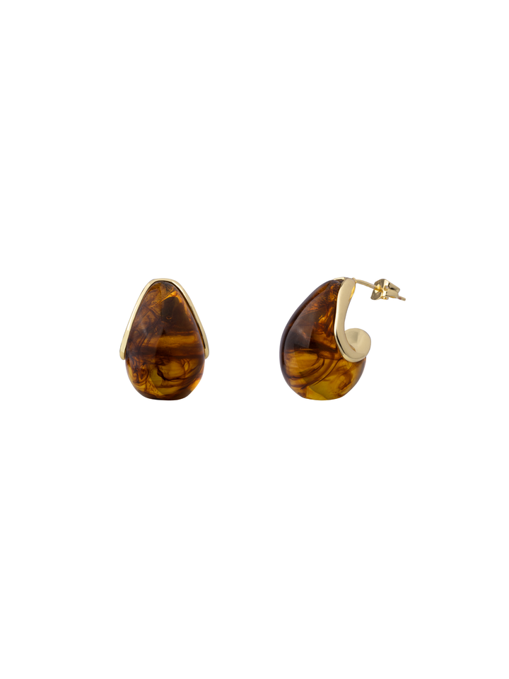 Par Arete Gota Marmoleada