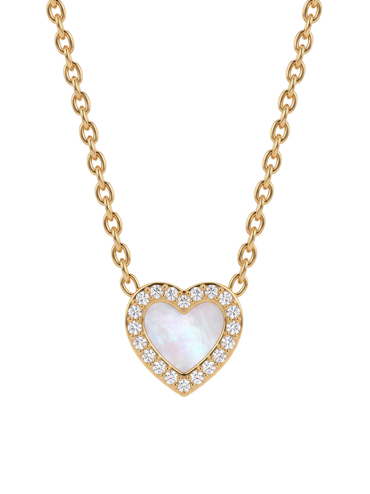 Collar Dije Corazon Madre Perla