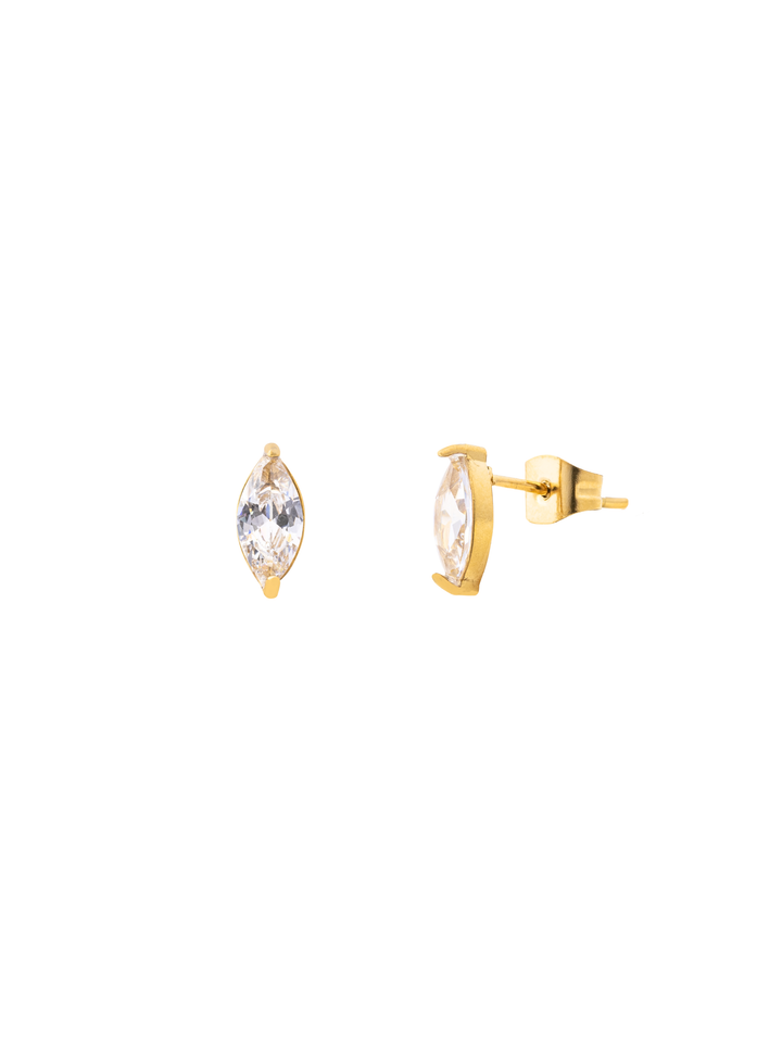 Par Arete Zirconia Forma Petalo