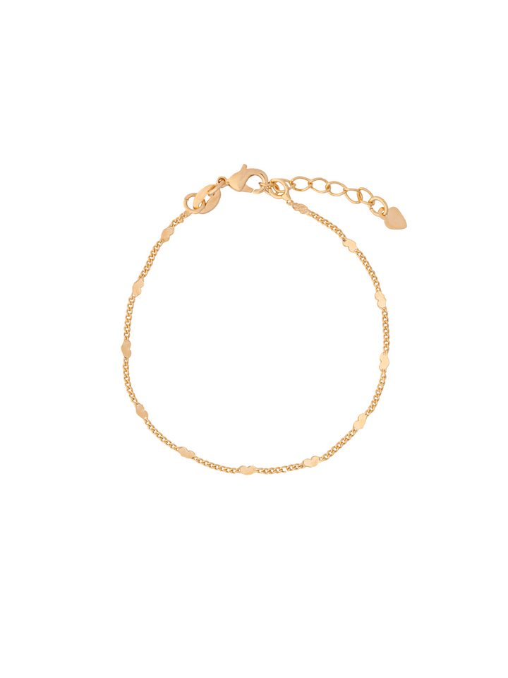 Pulsera Con Corazones Planchados