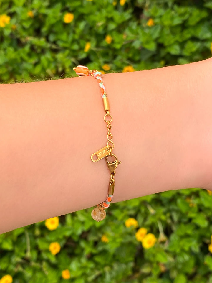 Pulsera Con Dijes Comida Dona y Papas