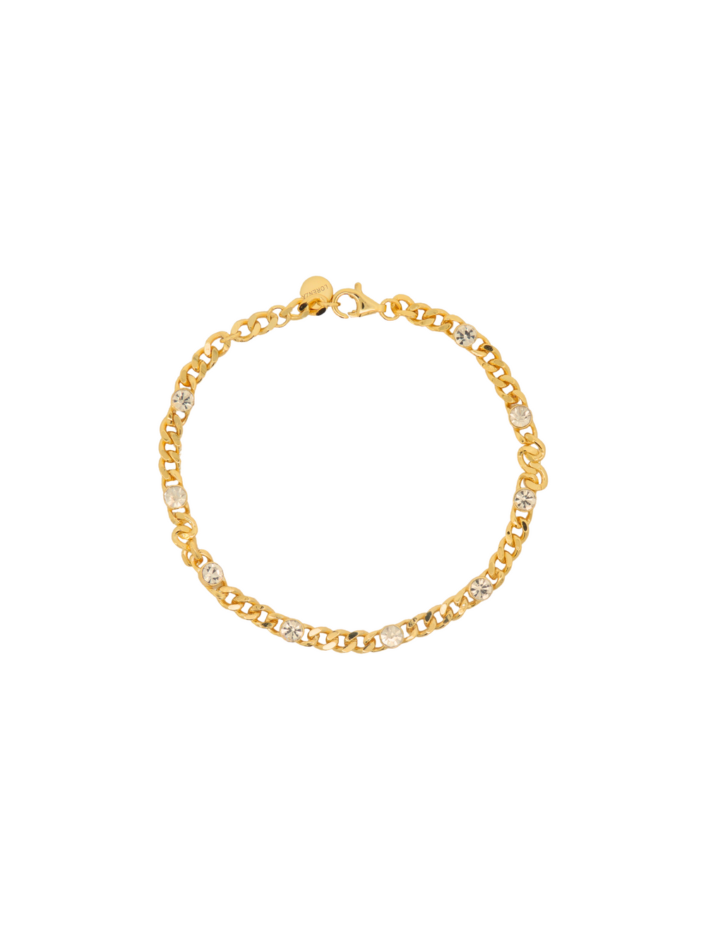 Pulsera Eslabones Con Zirconias