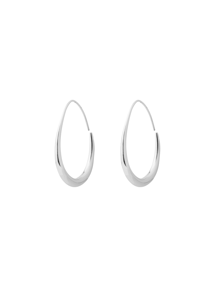 Par Arracada Colgante Gota Irregular Grande