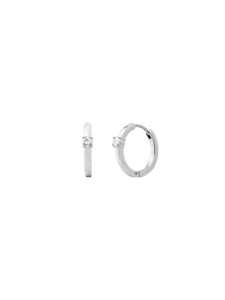 Par Arracada Con Zirconia