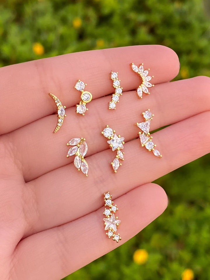 Acero Quirúrgico Dorado Primera Perforación