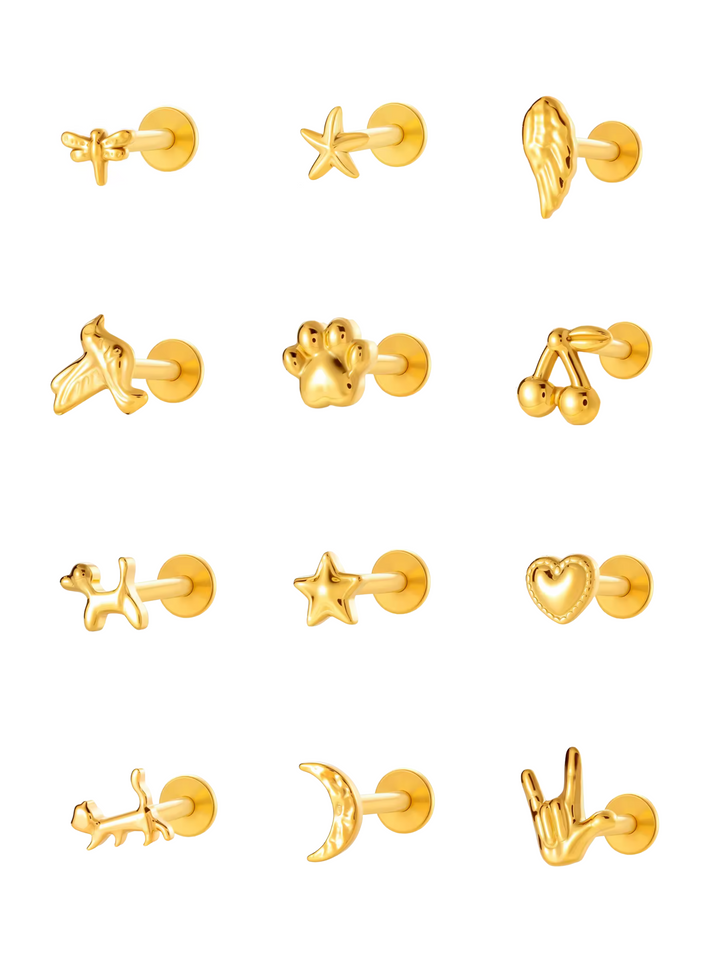 Aretes Primera Perforacion Titanio