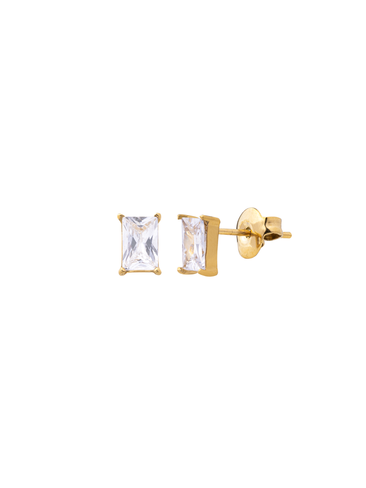 Par Arete Mini Zirconia Baguette