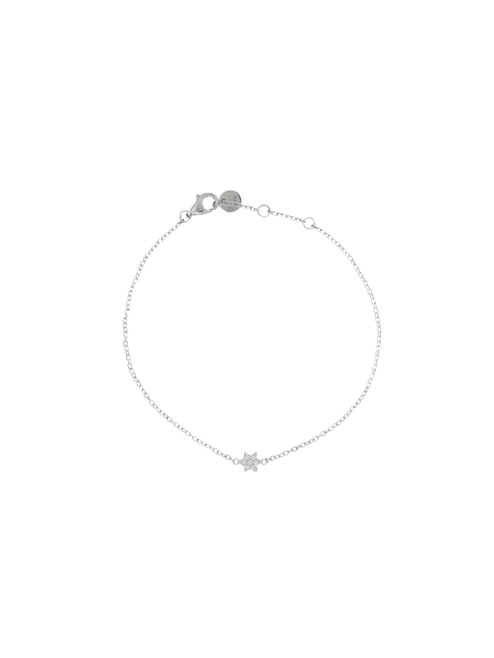 Pulsera Mini Estrella Seis Picos Con Zirconia