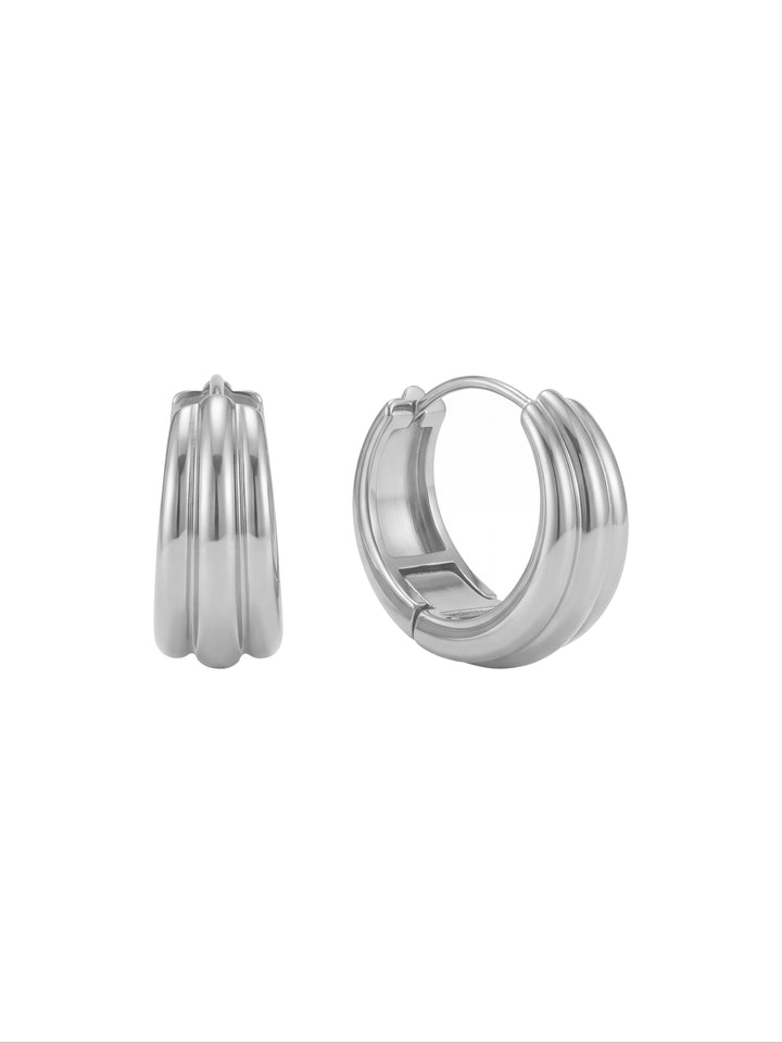 Par Arracada Triple Capa 21 mm
