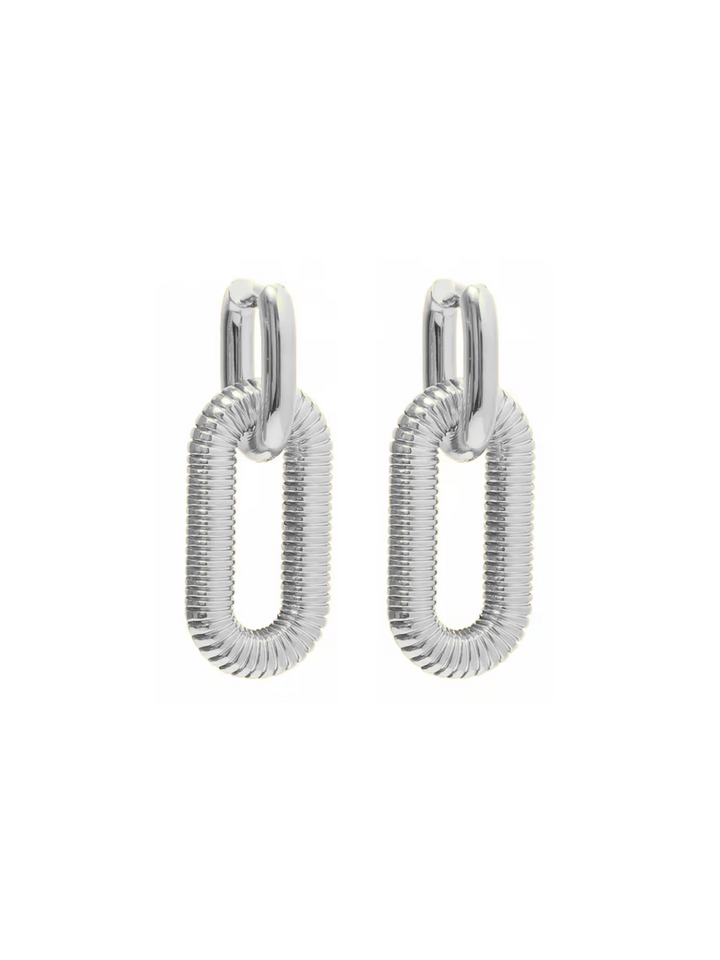 Par Arracada Con Dije Ovalado