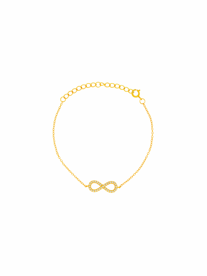 Pulsera Infinito Con Zirconias