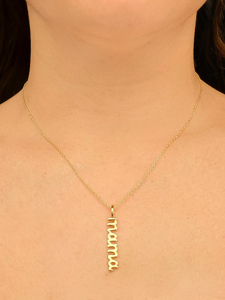 Collar Mama Vertical Liso