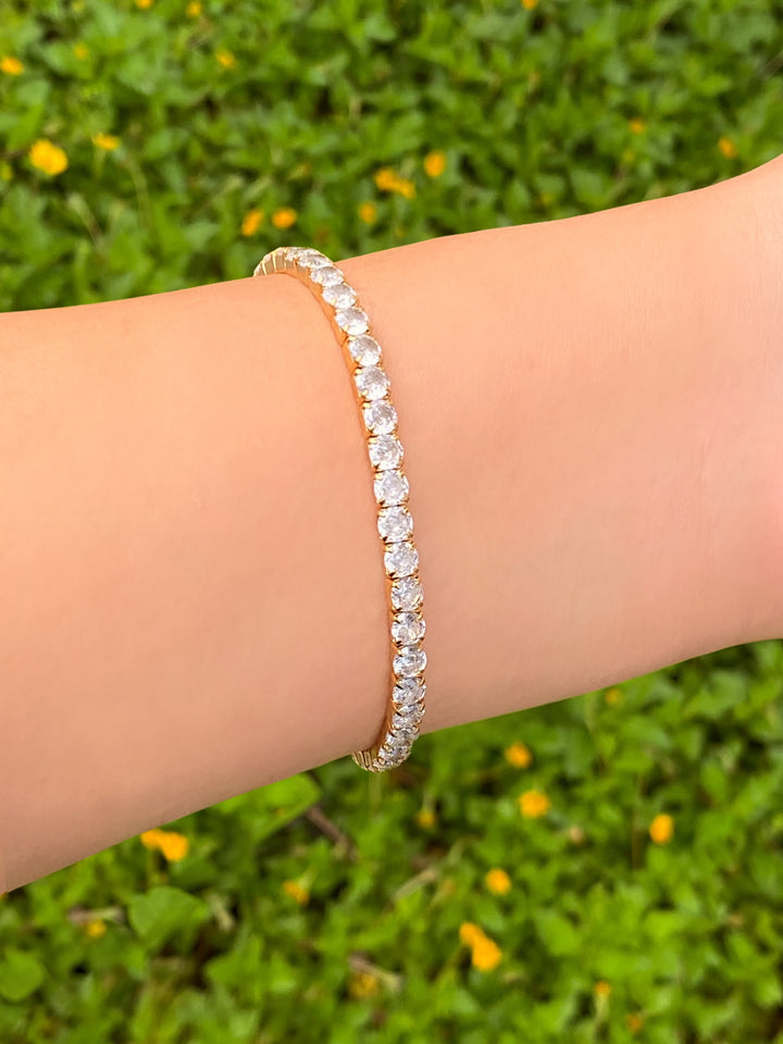 Pulsera Tennis Flexible Zirconias