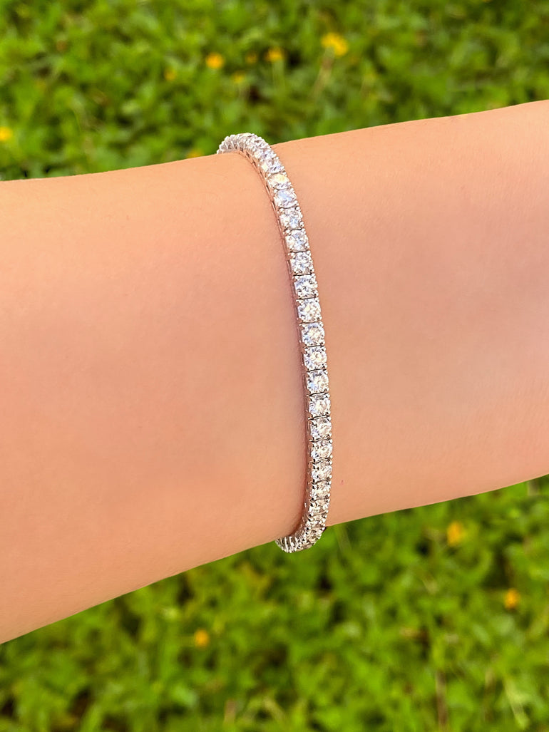 Tennis Bracelet 6 Ct Diamantes Lab Grown