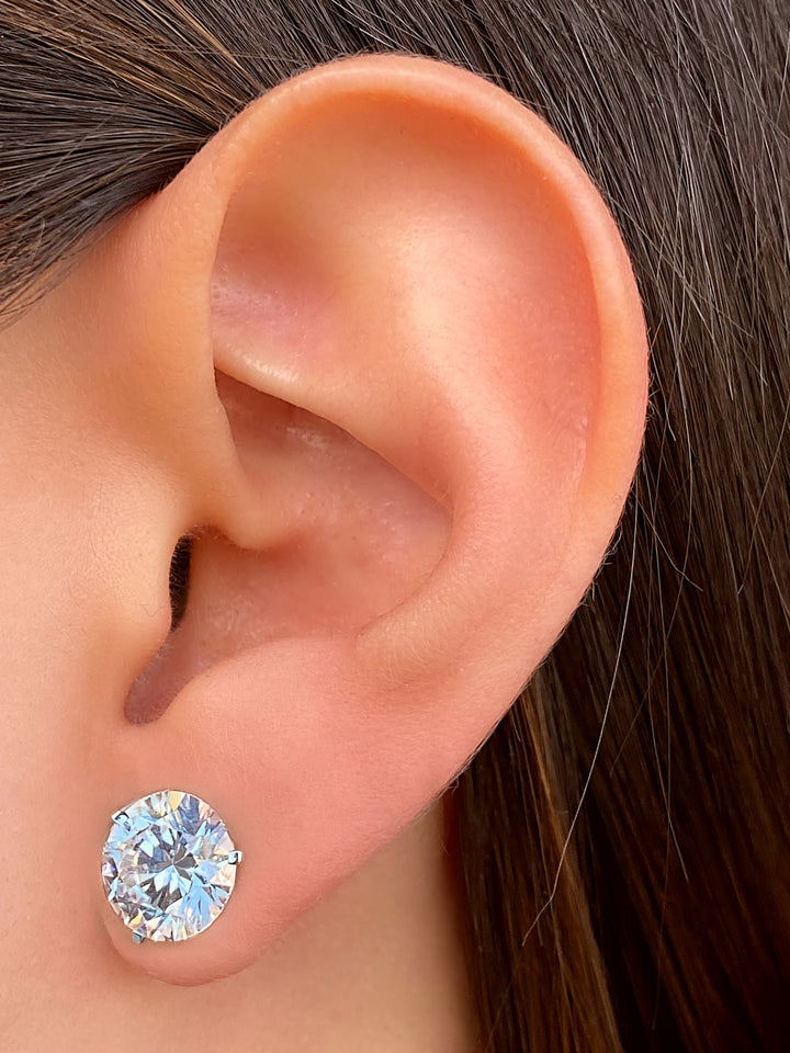 Par Aretes 6 Ct Diamantes Lab Grown