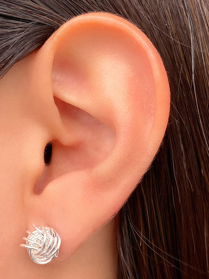 Par Arete Triple Circulo Enlazado