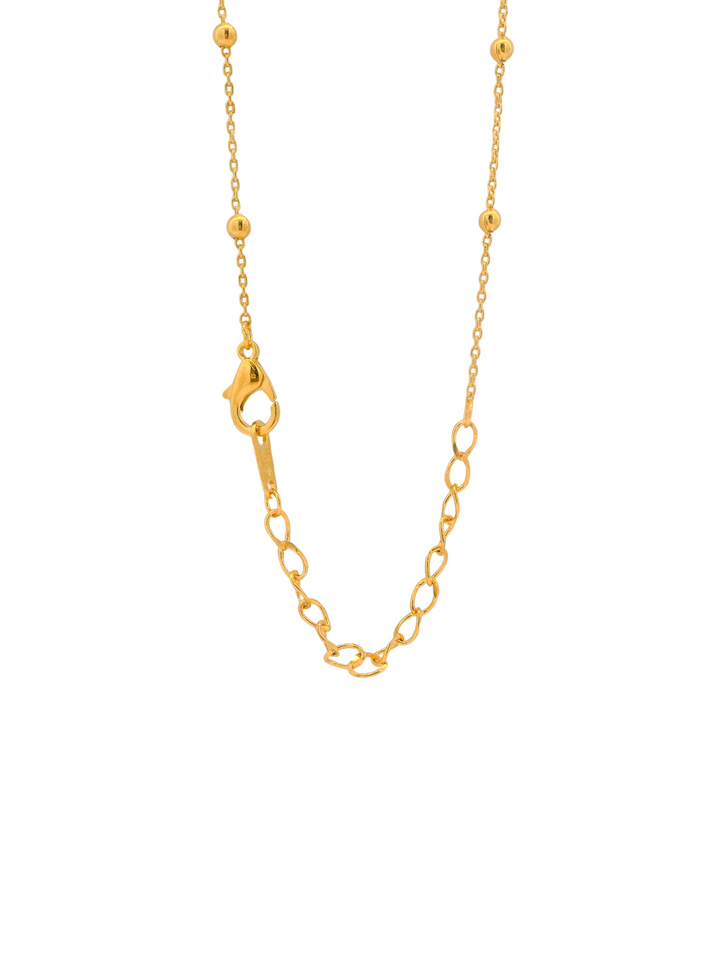 Collar Bolitas Doradas