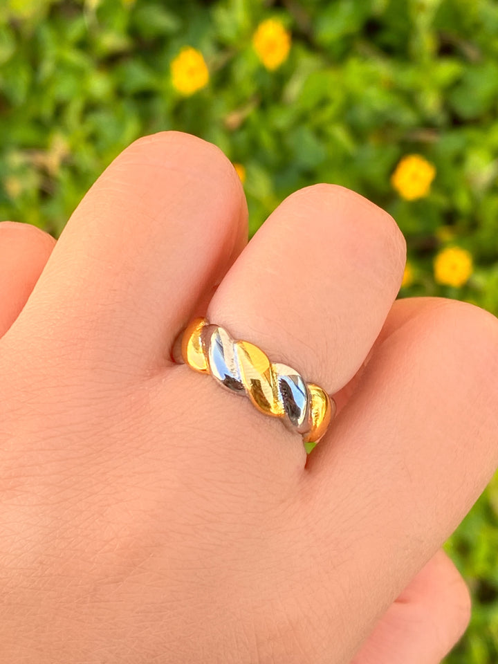 Anillo Grueso Trenzado
