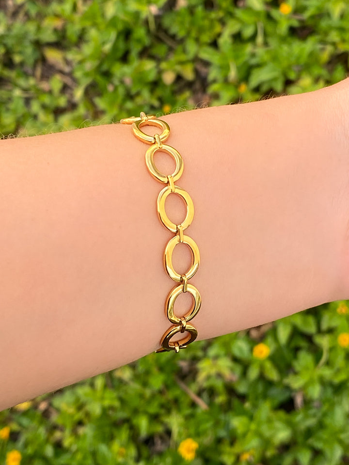 Pulsera Ovalos Rigidos