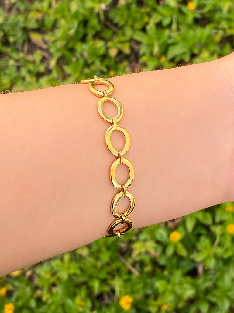 Pulsera Ovalos Rigidos