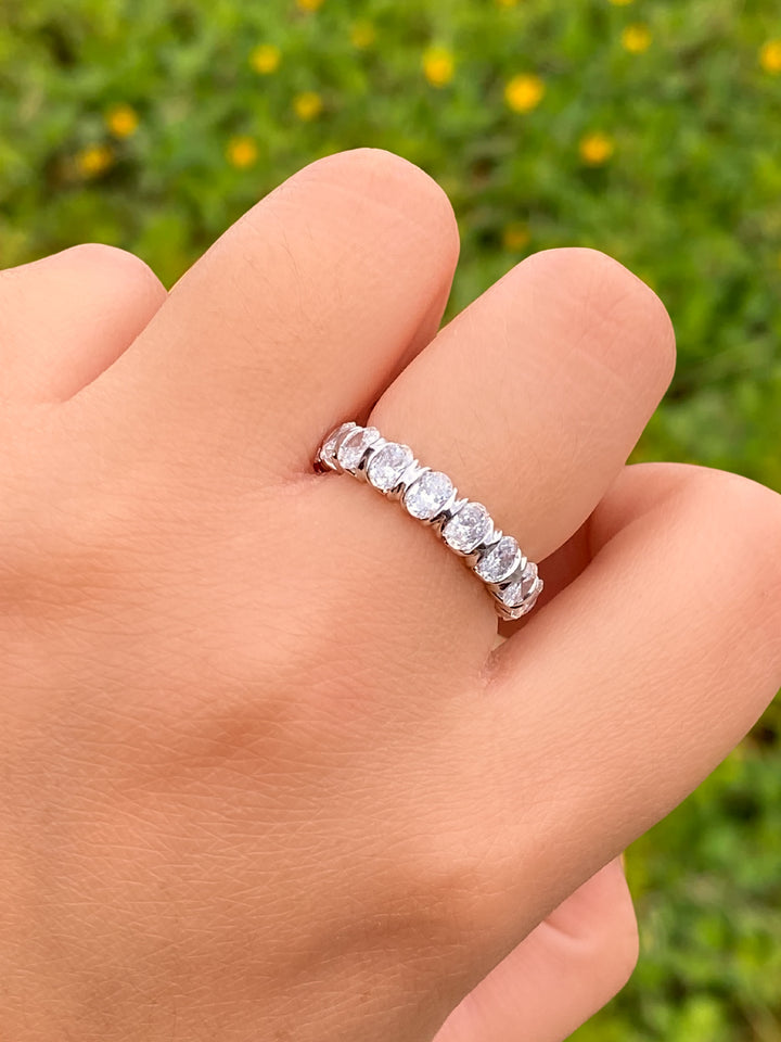 Anillo Churumbela Ovales 1.96 Ct Diamantes Lab Grown