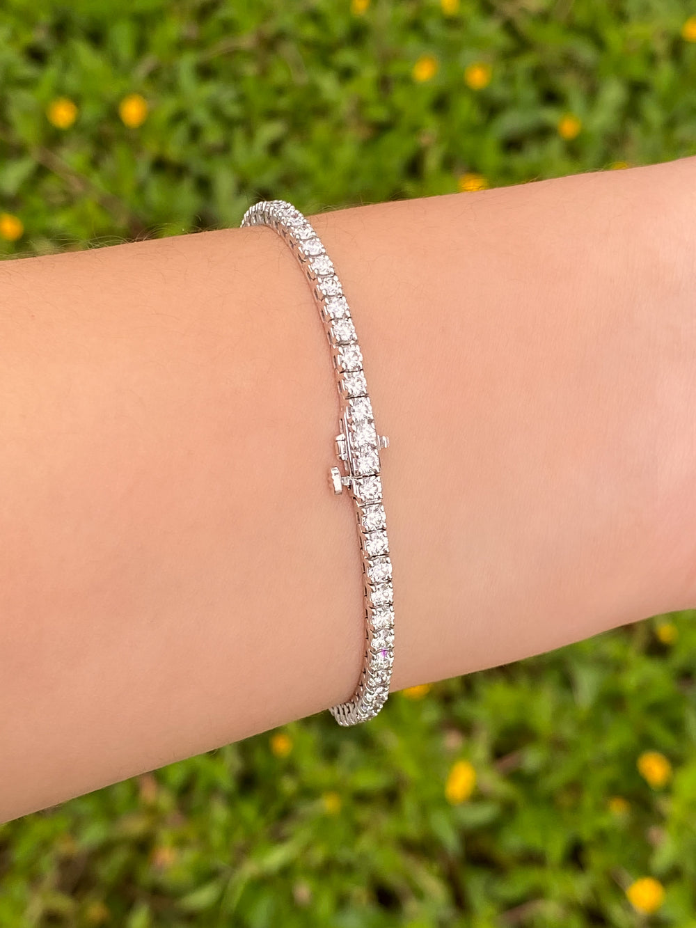 Tennis Bracelet 4 Ct Diamantes Lab Grown