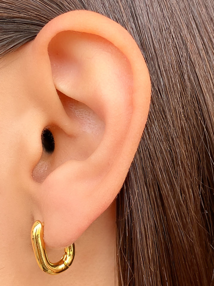 Par Arracada Forma U 16 mm