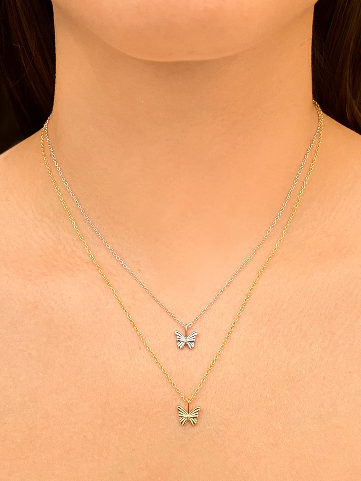 Collar Dije Mariposa