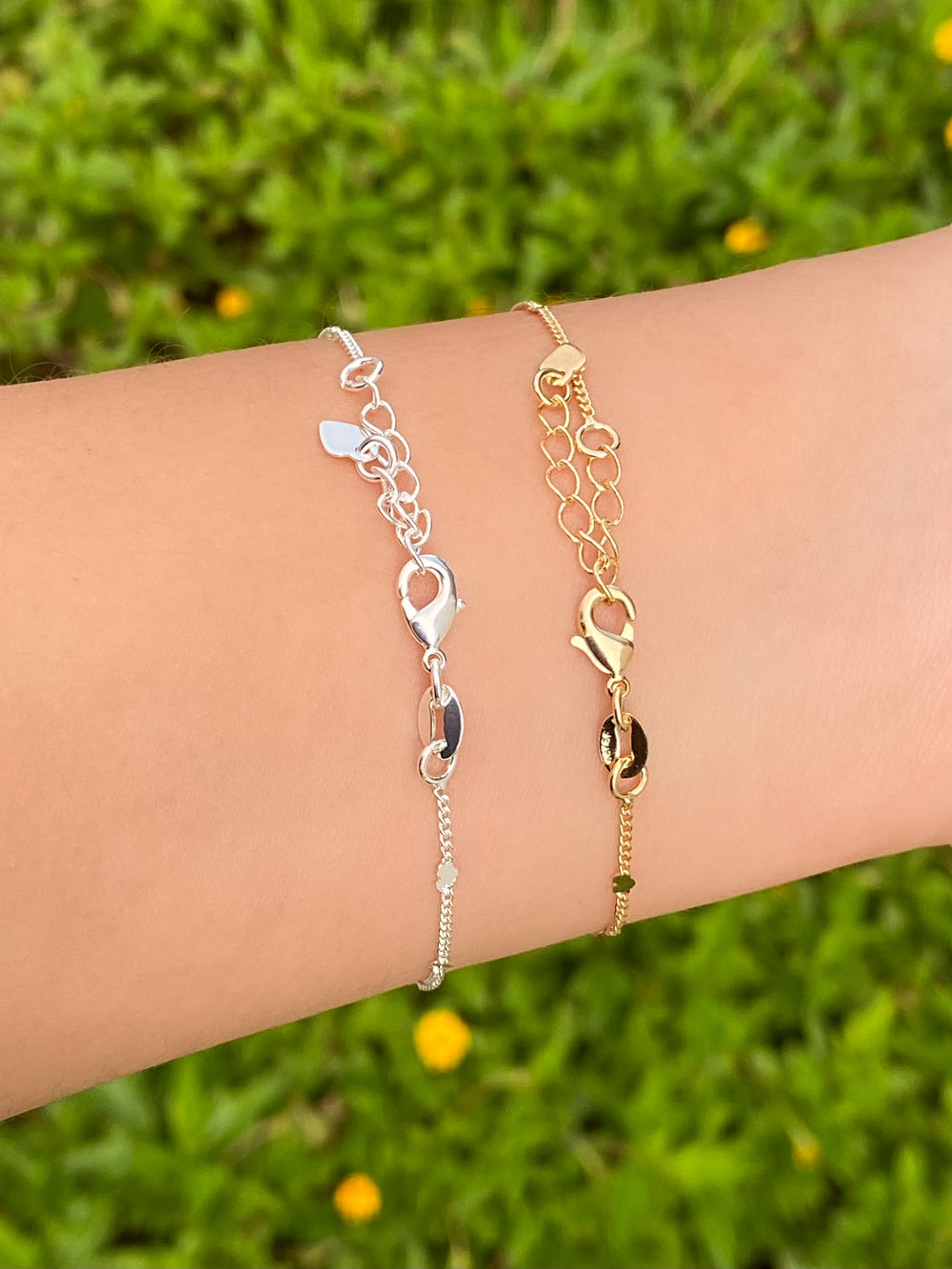 Pulsera Con Corazones Planchados