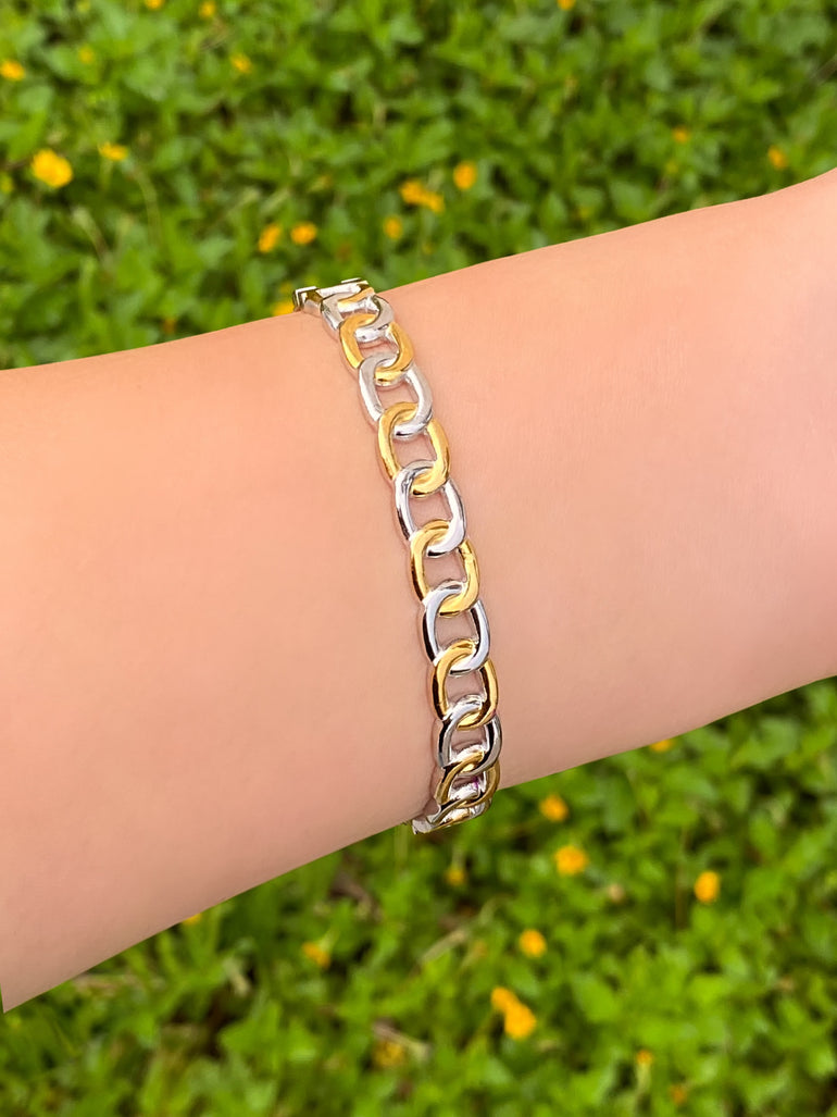 Brazalete Eslabones Combinados