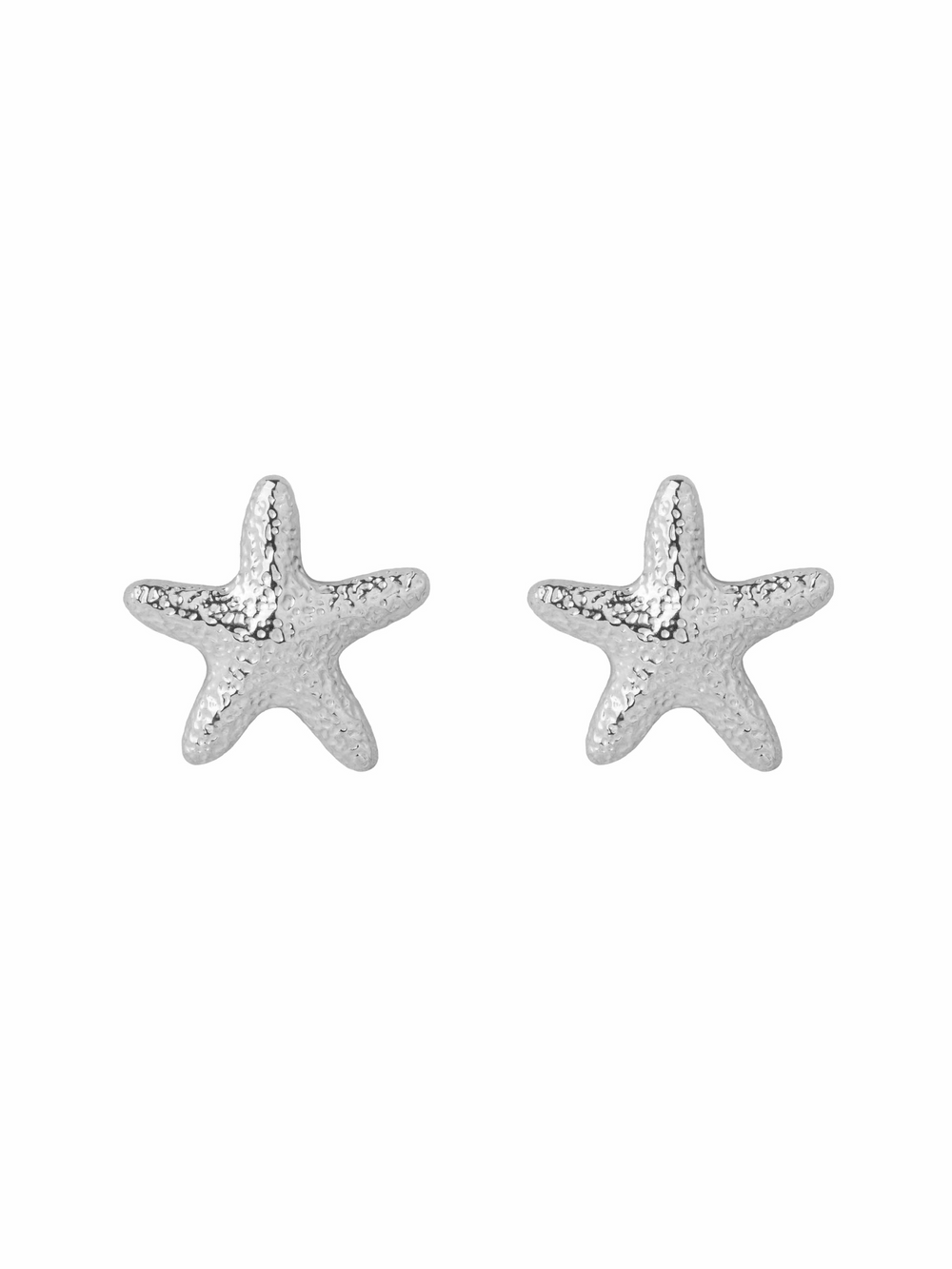 Par Arete Estrella Con Textura