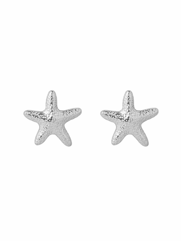 Par Arete Estrella Con Textura