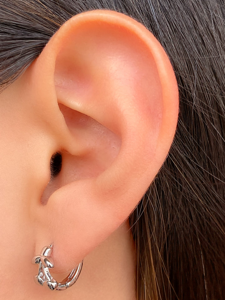 Par Mini Arracada Cereza