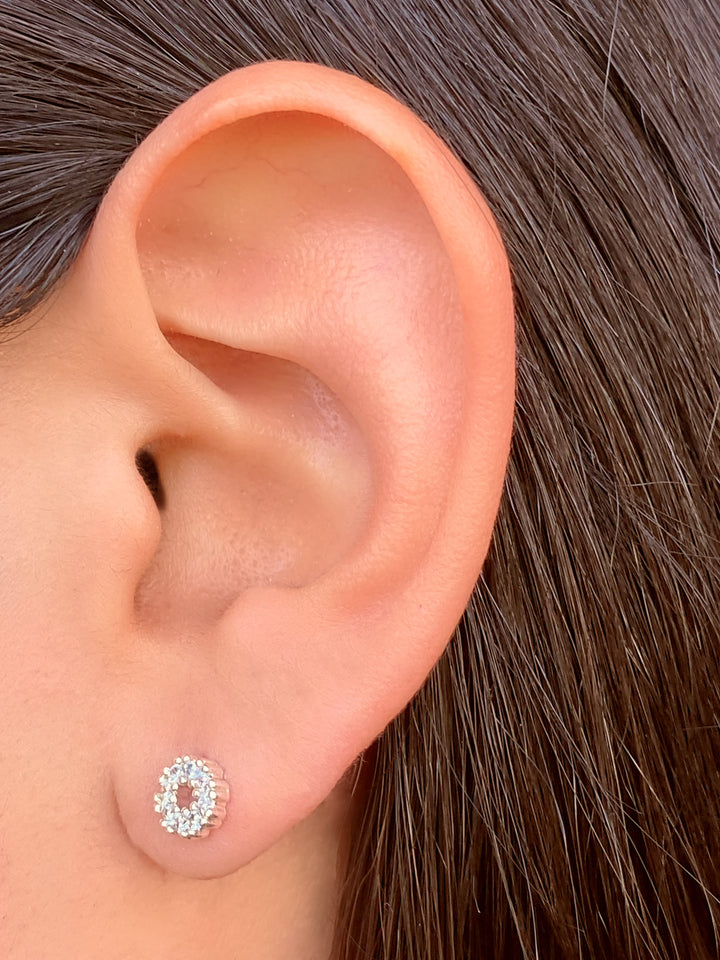 Par Arete Mini Contorno Circulo