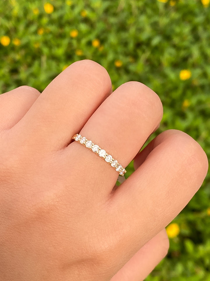 Anillo Churumbela Corte Round 0.47 Ct Diamante Natural