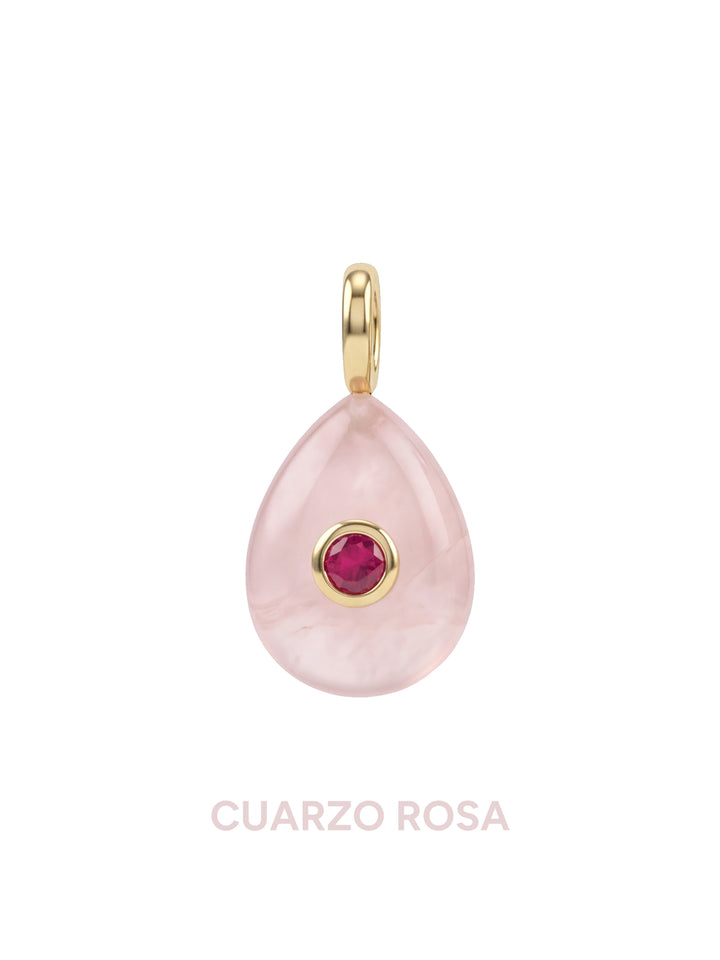 Dije Ovalado Con Centro Zirconia